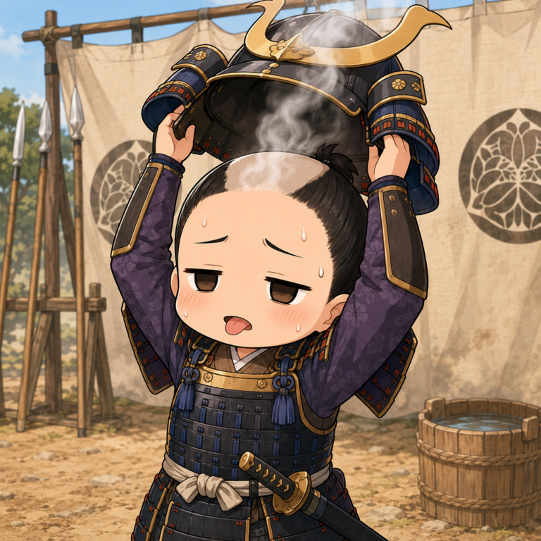 月代は蒸れ対策という説