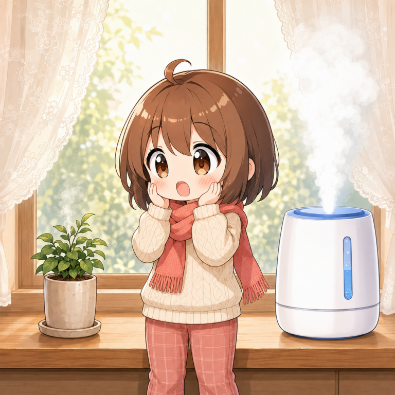観葉植物では加湿できない