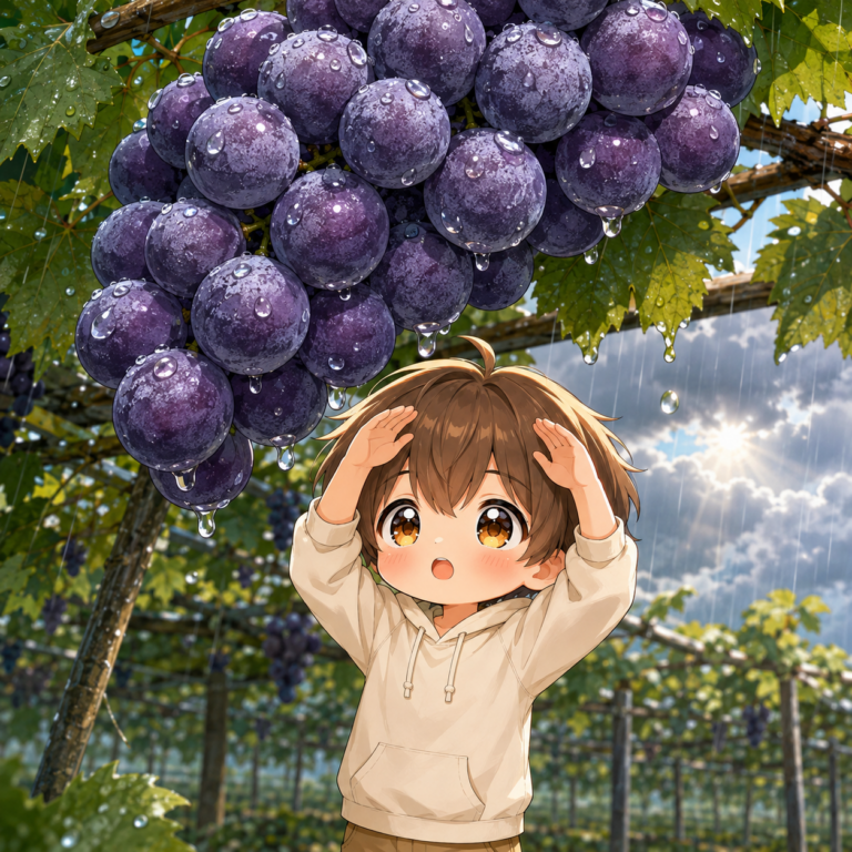 ぶどうの白い粉の正体