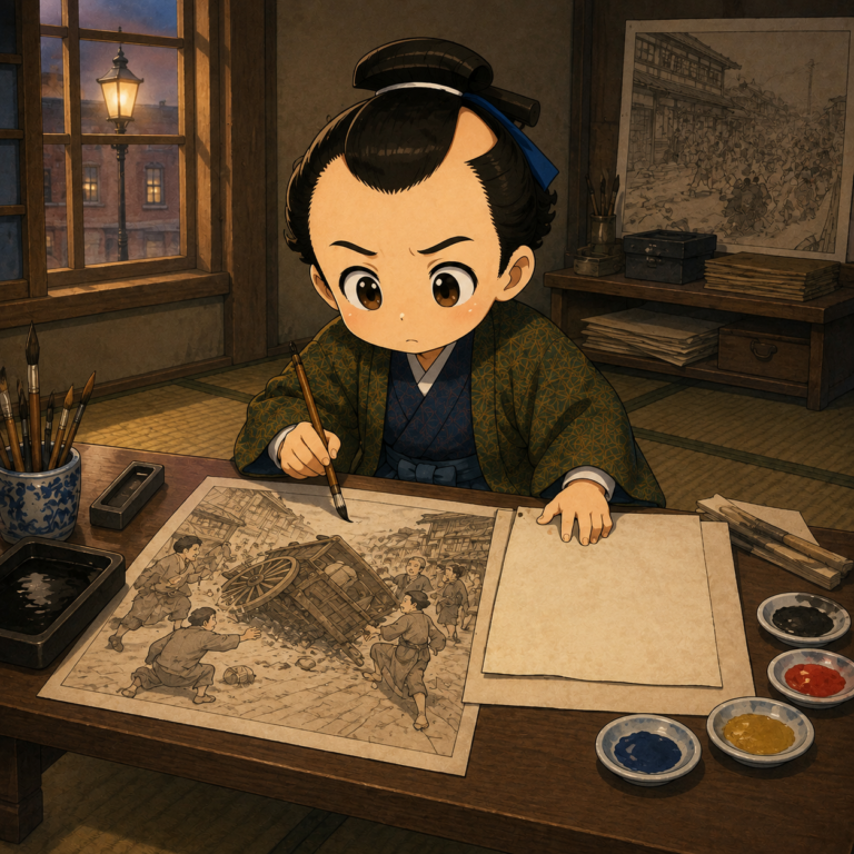 事件を絵で報じた錦絵新聞