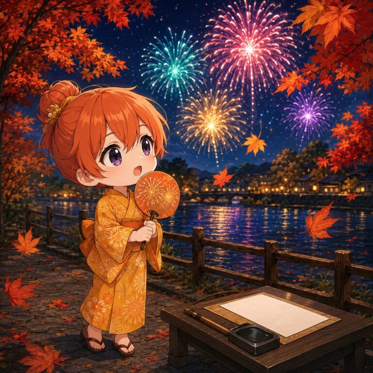 俳句では花火は秋の季語