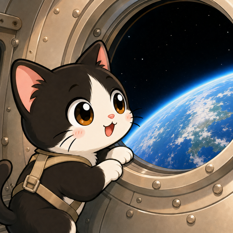 宇宙を旅した唯一のネコ