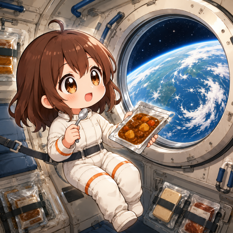 宇宙食になったカレー