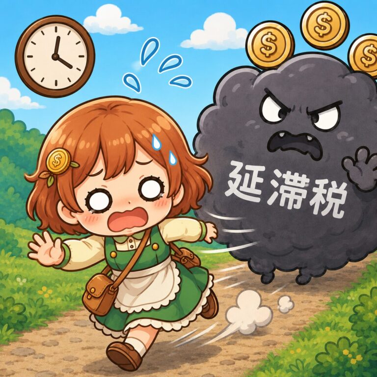 滞納すると延滞税がつく
