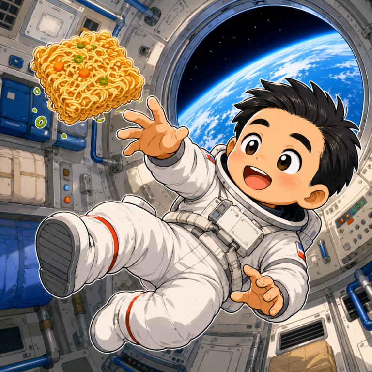 95歳で麺を宇宙へ送る