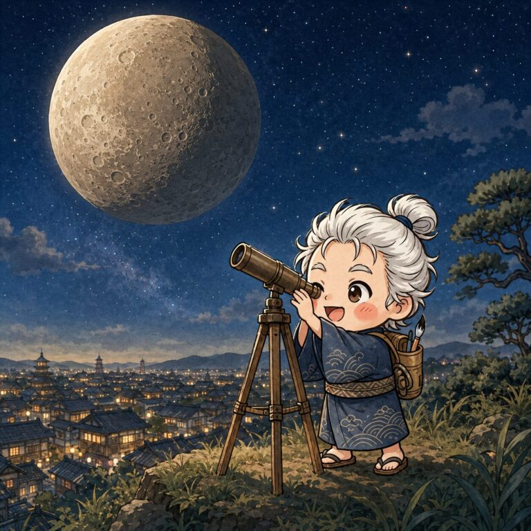 水星にも名を刻んだ絵師