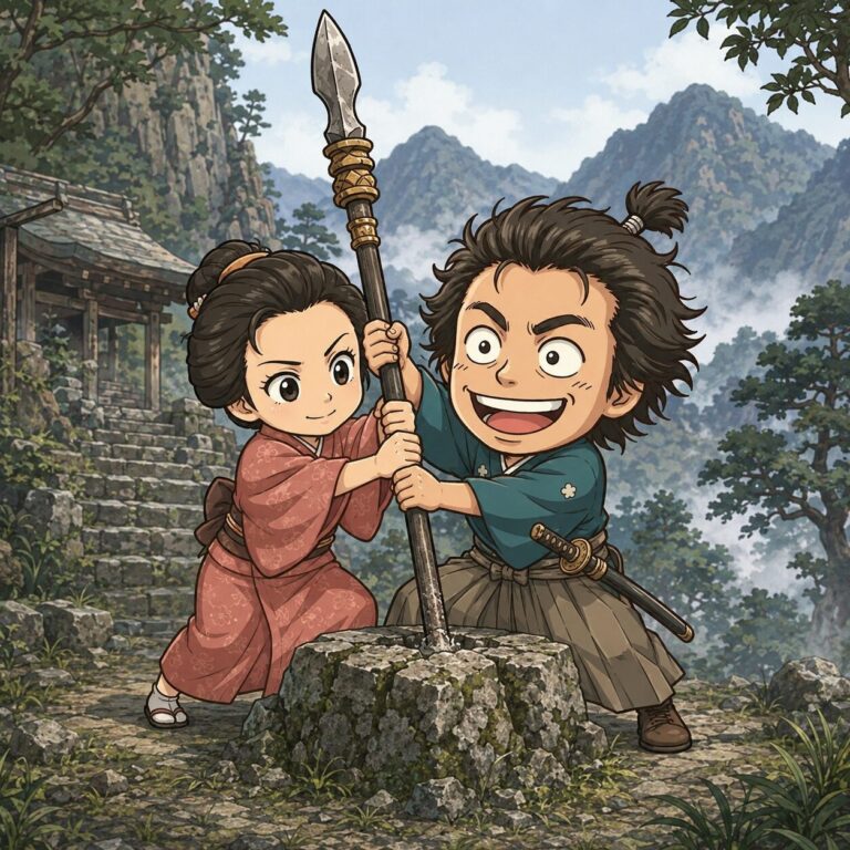 神話の宝器を引き抜いた