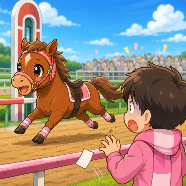 馬だけゴールしても無効に