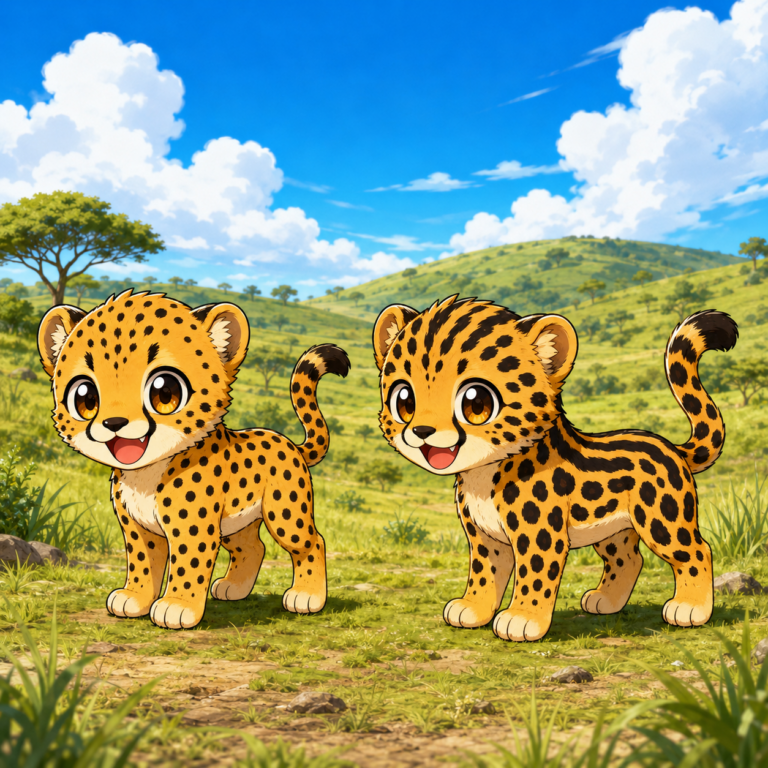 キングチーターは模様違い