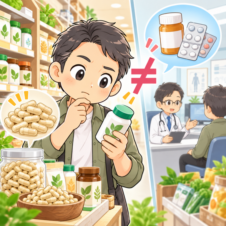 サプリメントは薬ではない