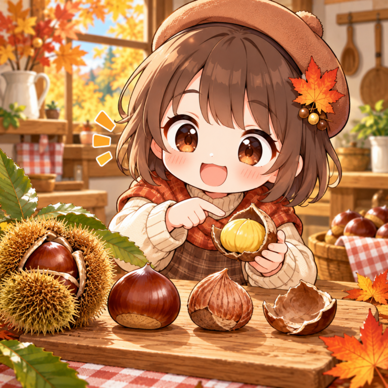 食べているのは種の一部