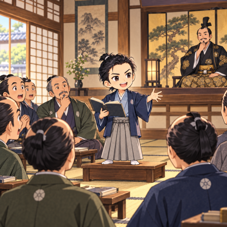 9歳で藩校の先生になる