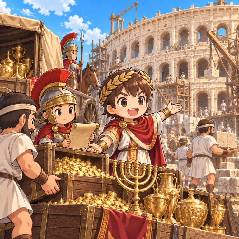 建設資金はユダヤ戦争の戦利品