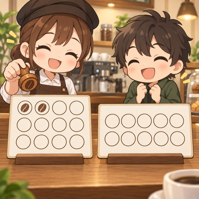 スタンプ2個おまけの魔法