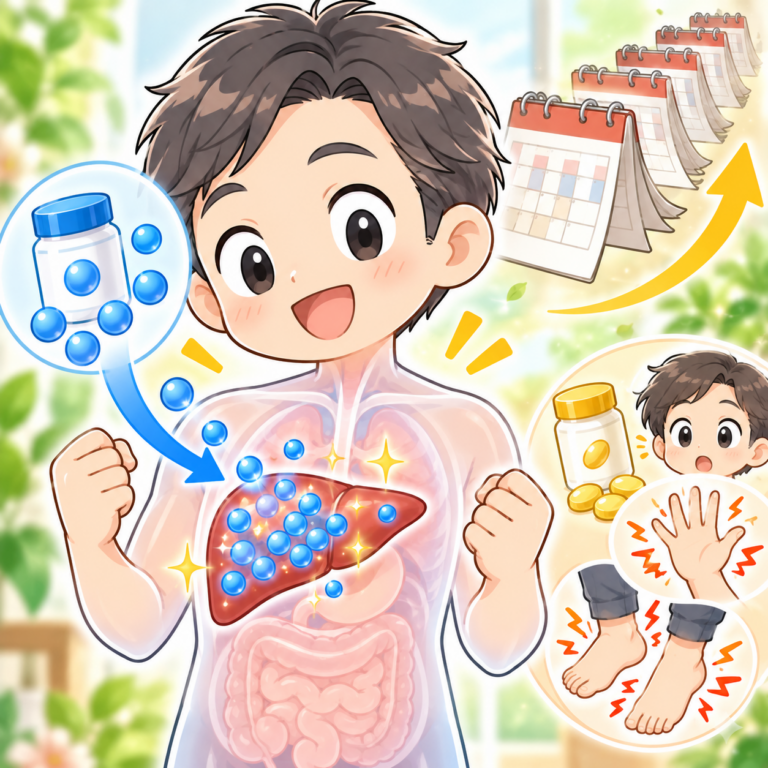 水溶性でも体に貯まる