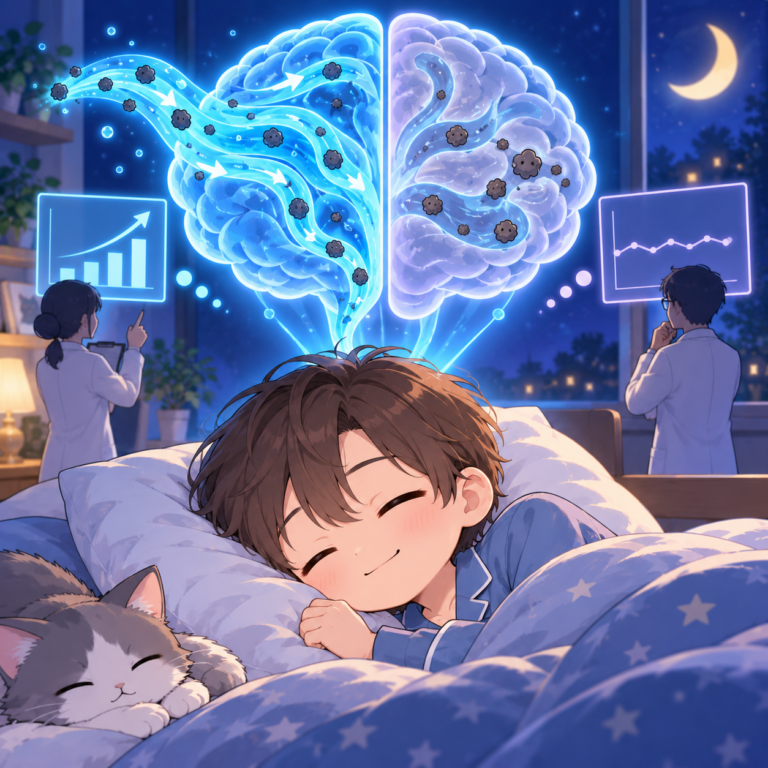 眠っている間に脳を掃除する説