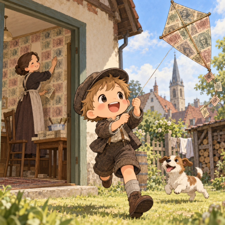 紙幣が壁紙や凧になった国