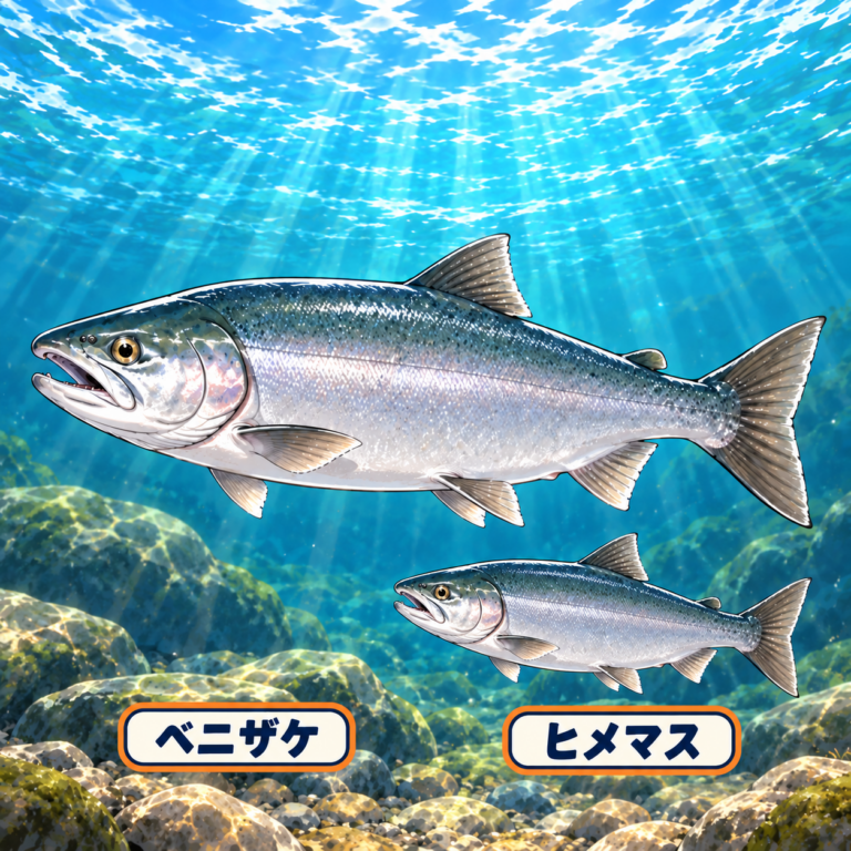 ベニザケとヒメマスは同種