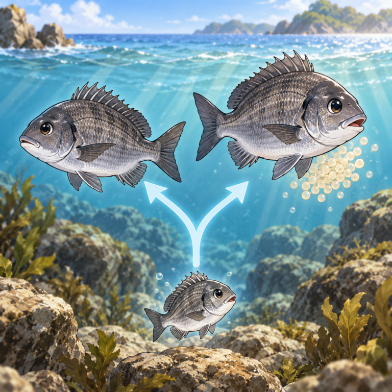 クロダイは3歳で道が分かれる