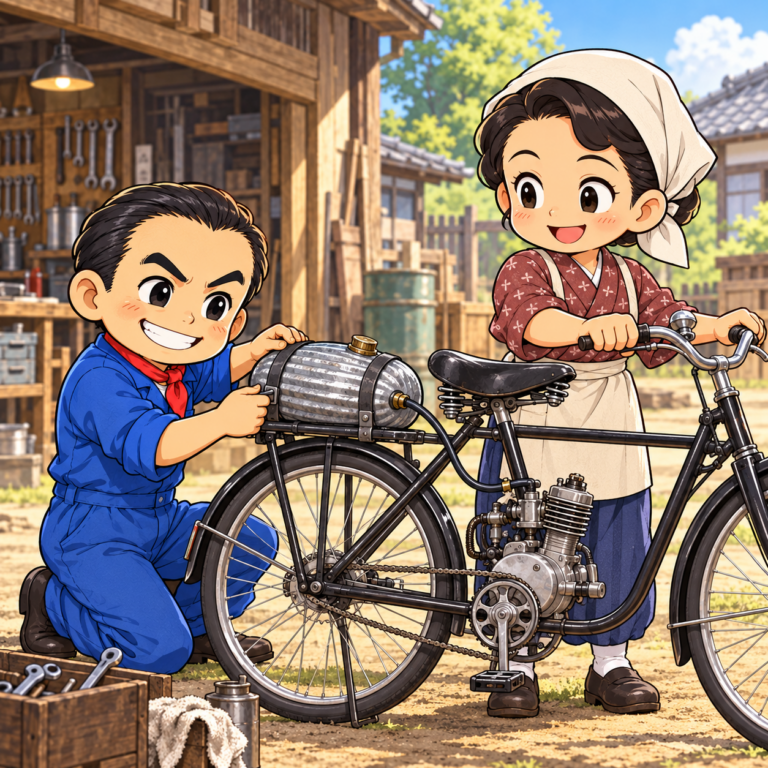 燃料タンクは妻の湯たんぽ