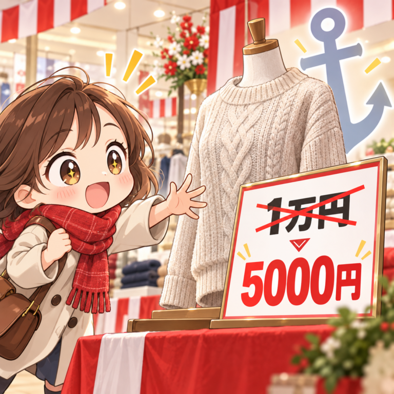 元値に釣られるセール
