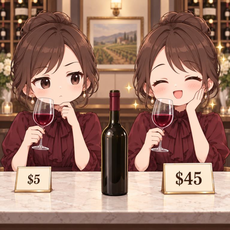 高いワインほどおいしい