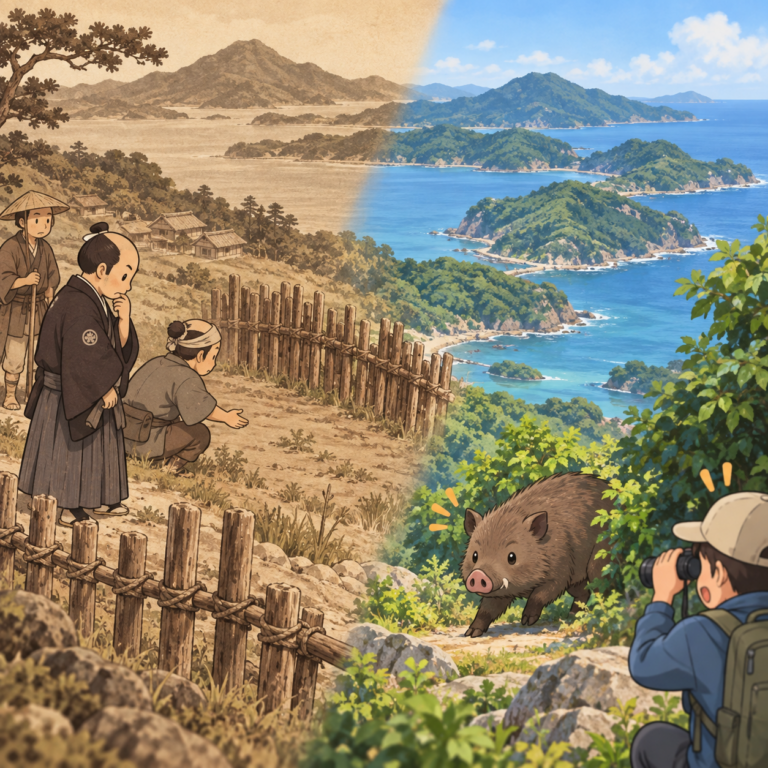 対馬から消え285年後に戻る