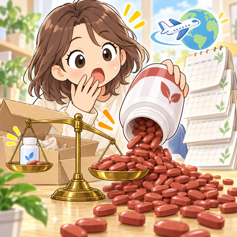 海外製は成分量の桁が違う