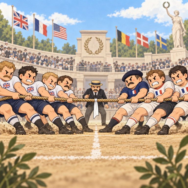 綱引きも五輪種目だった