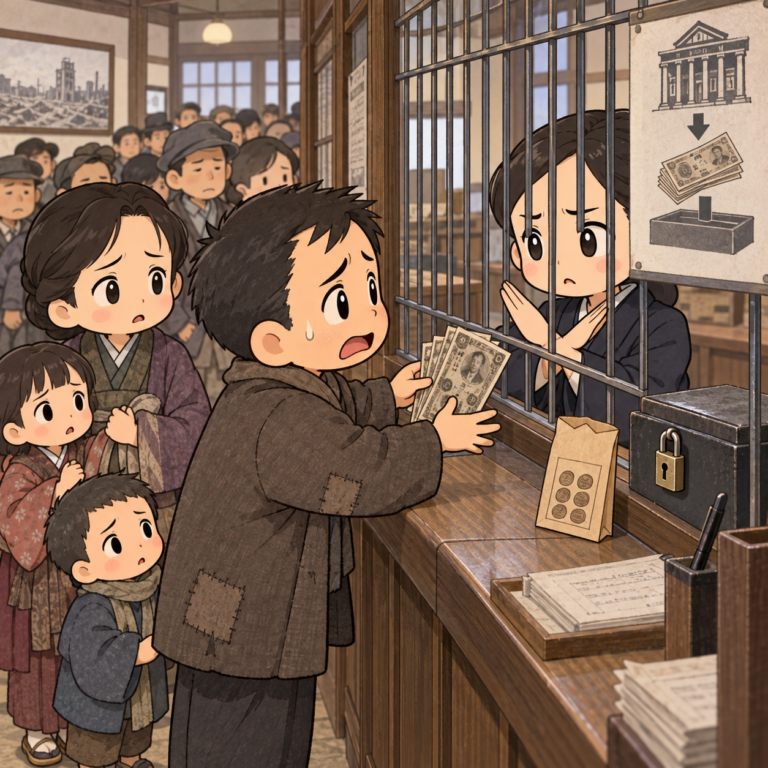 預金が引き出せなくなった日