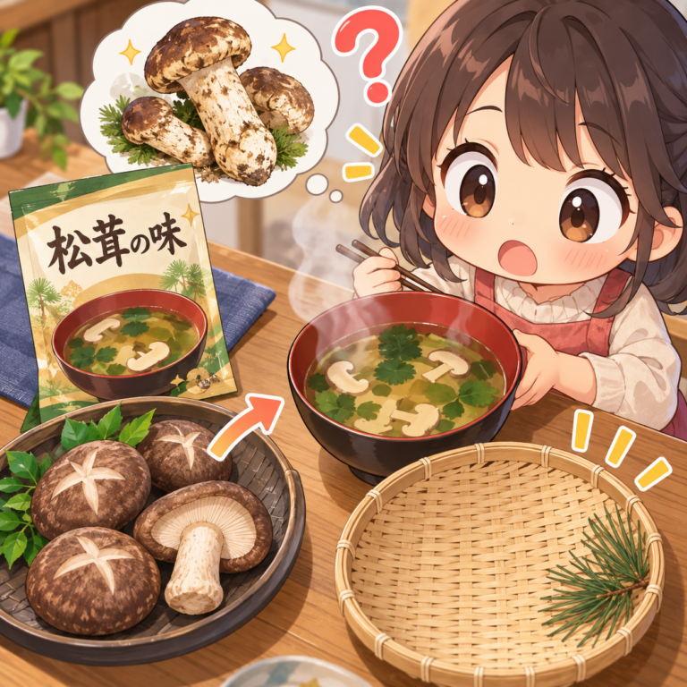 松茸の味お吸いものに松茸なし