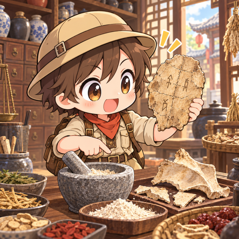 甲骨文字は薬として売られていた