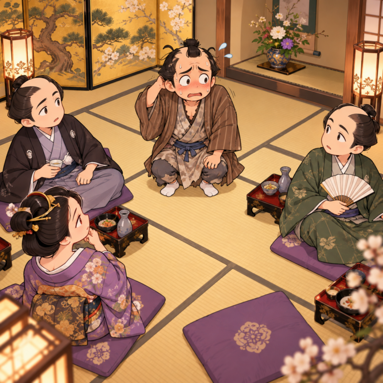 粋の反対側にいた客