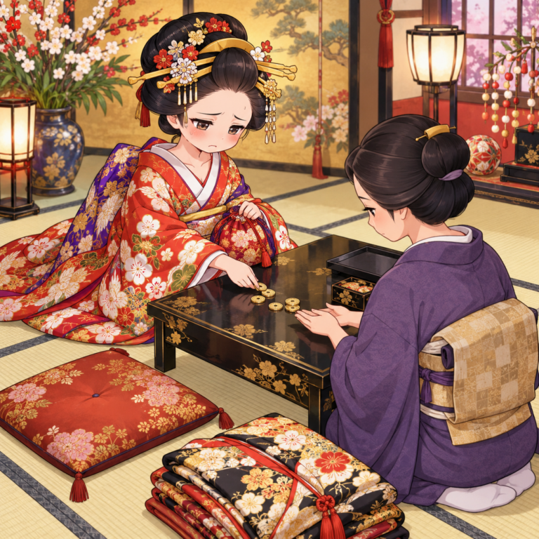 紋日は遊女が自腹を切る日