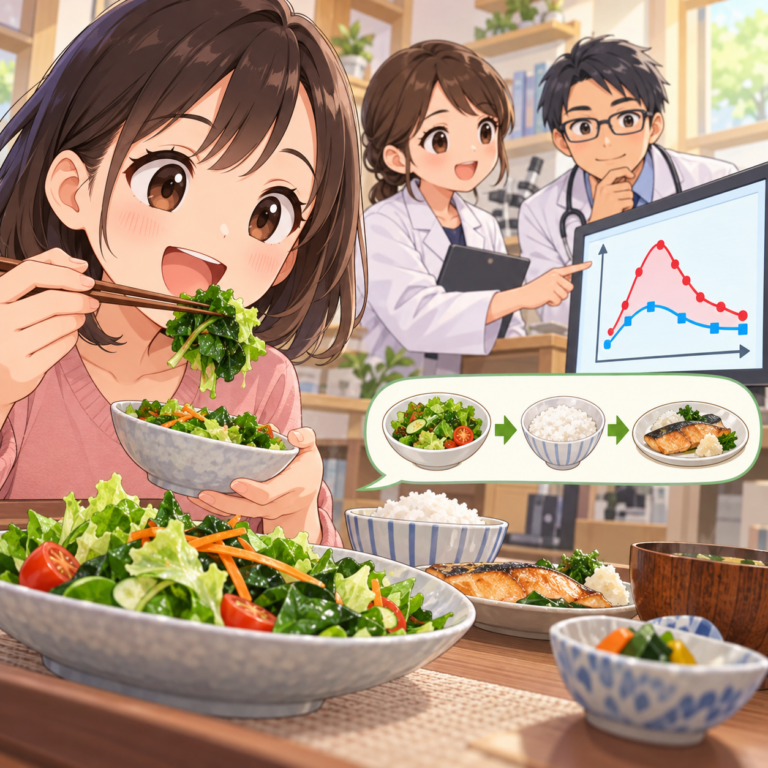 野菜から食べる研究は日本発