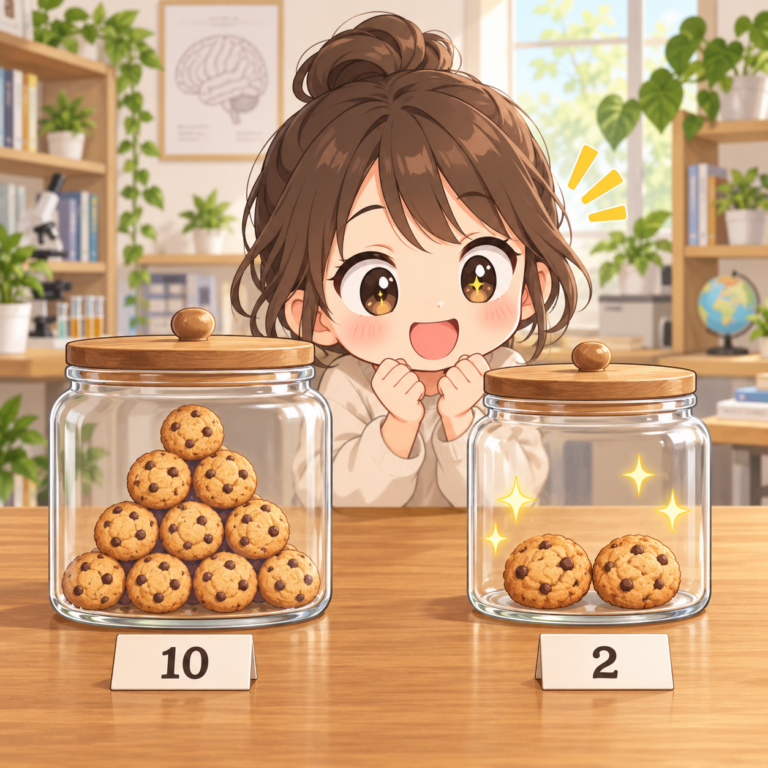 残り2枚のクッキーの誘惑