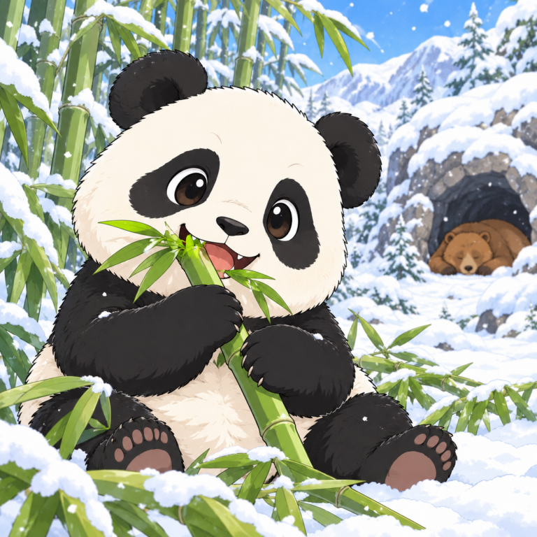 クマの仲間でも冬眠しない