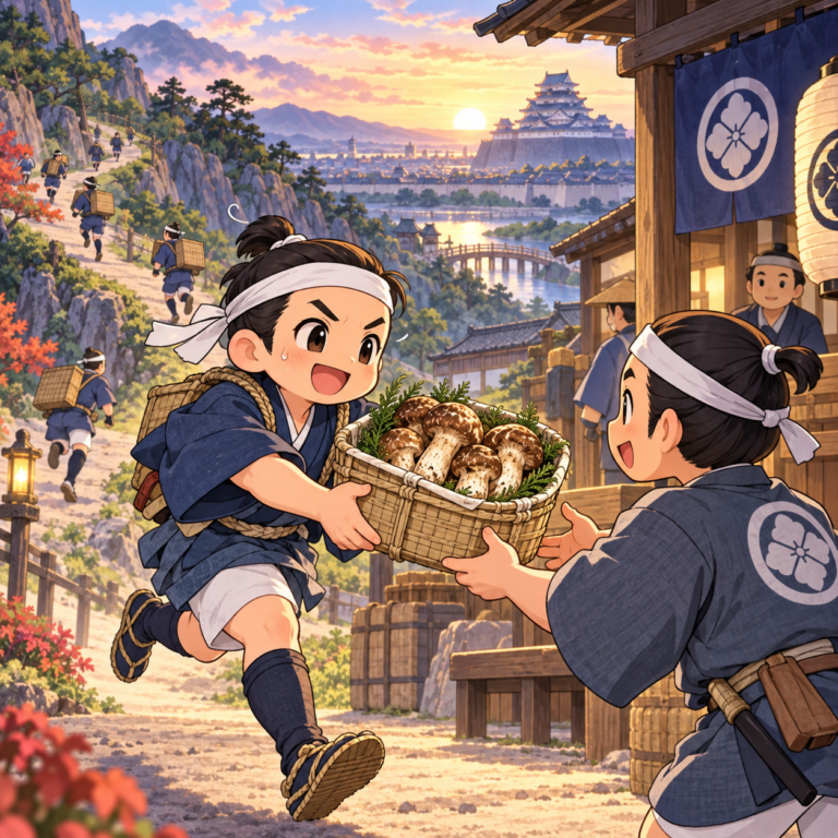 238年続いた将軍への松茸献上