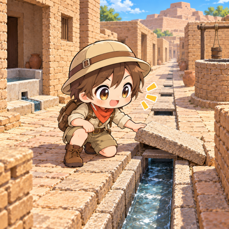 4500年前の都市に下水道