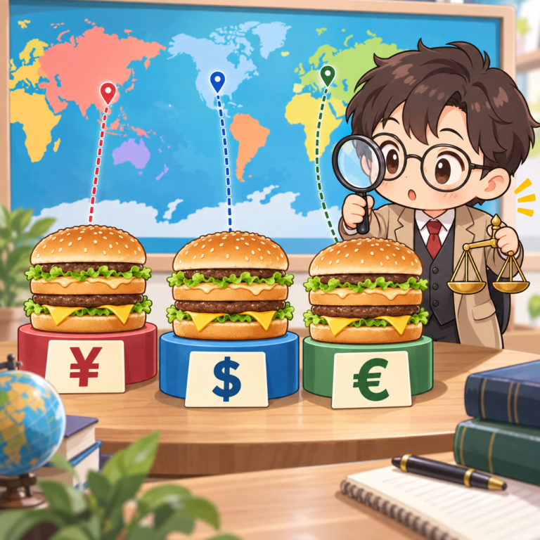 ハンバーガーで比べる物価