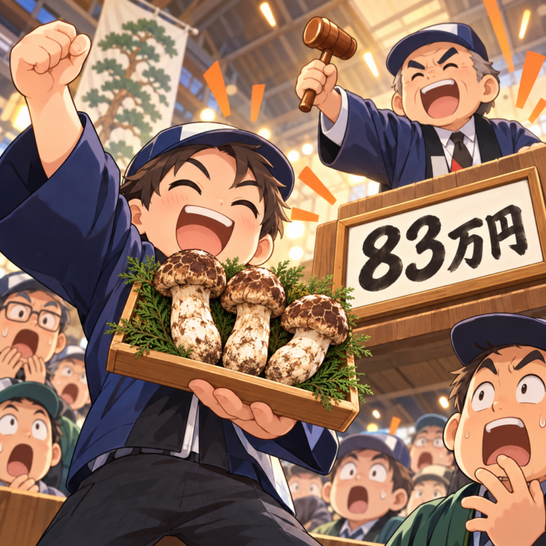 初競りで1キロ1185万円
