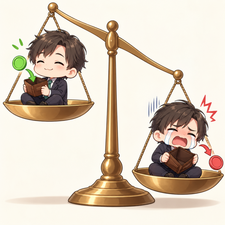 損の痛みは得の約2倍