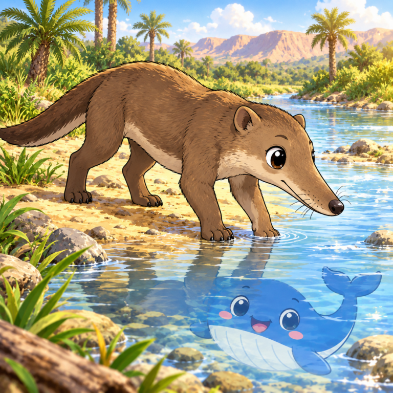 祖先はオオカミ大の陸の獣