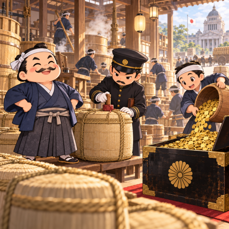 酒税が国の稼ぎ頭だった