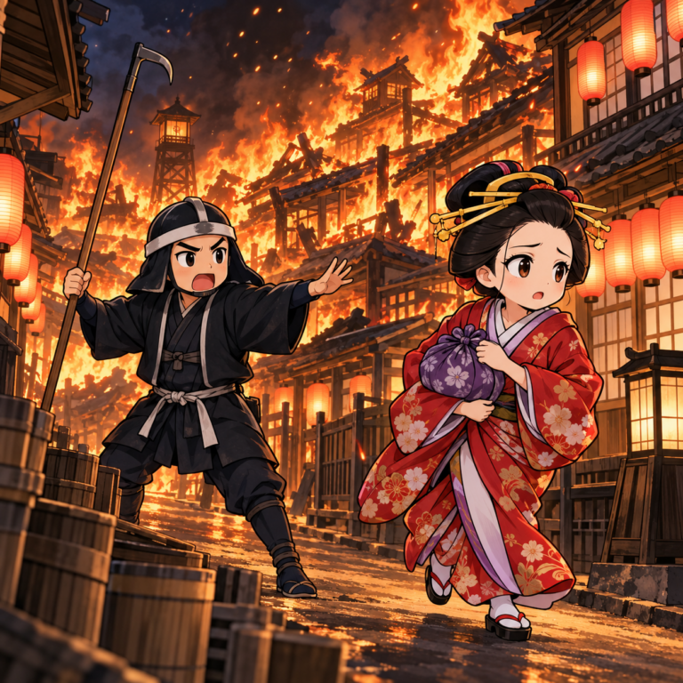 200年で20回近く焼け落ちた街