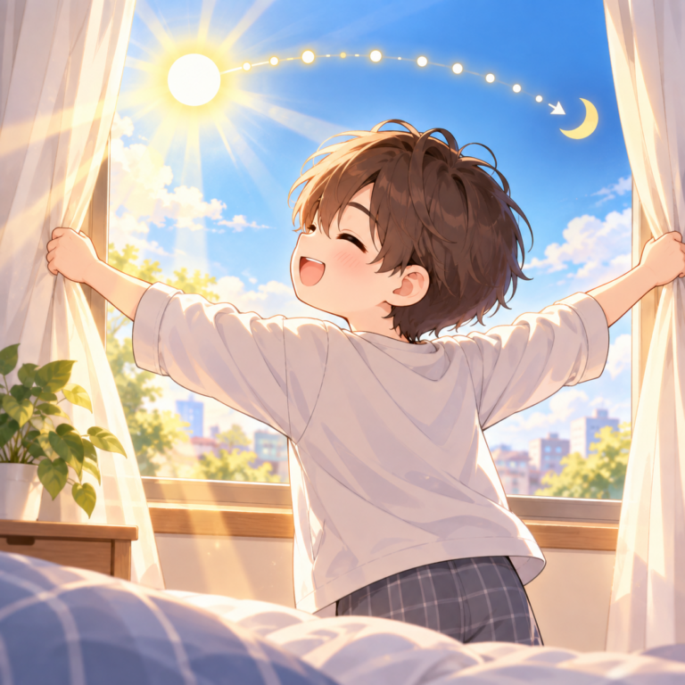 快眠は朝の光から始まる