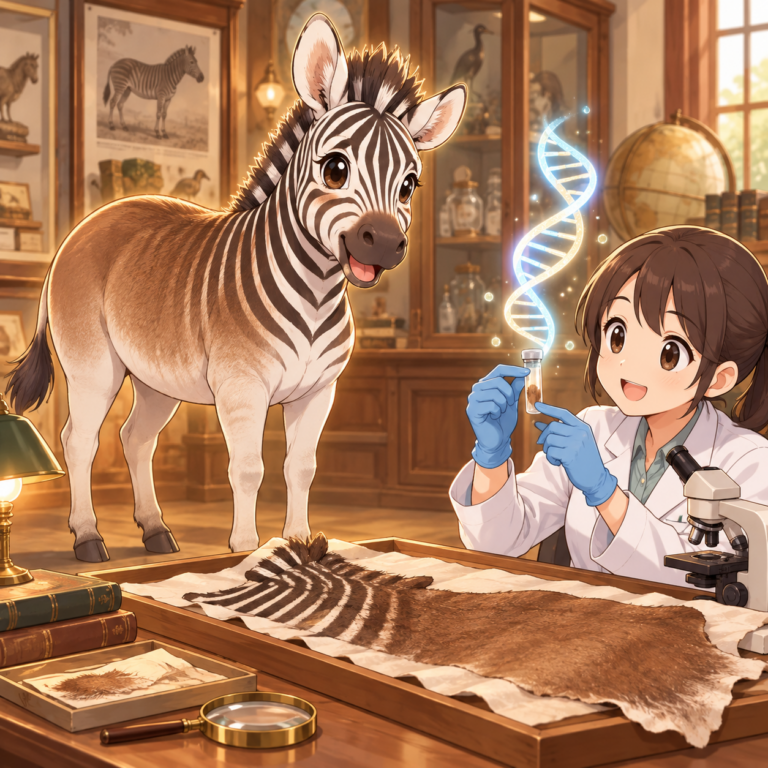 絶滅したクアッガのDNA