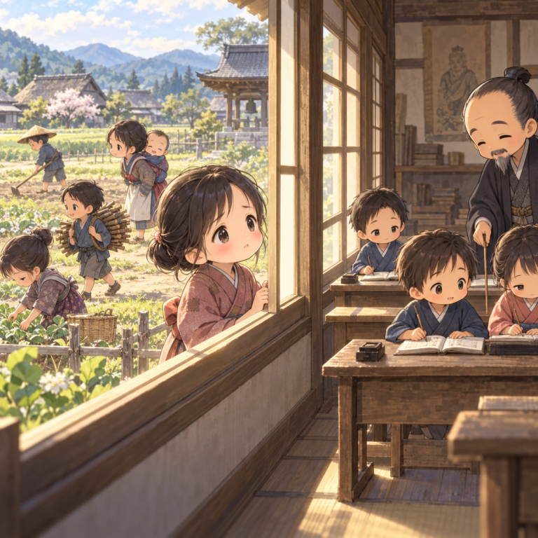 学校に通う子は3割未満