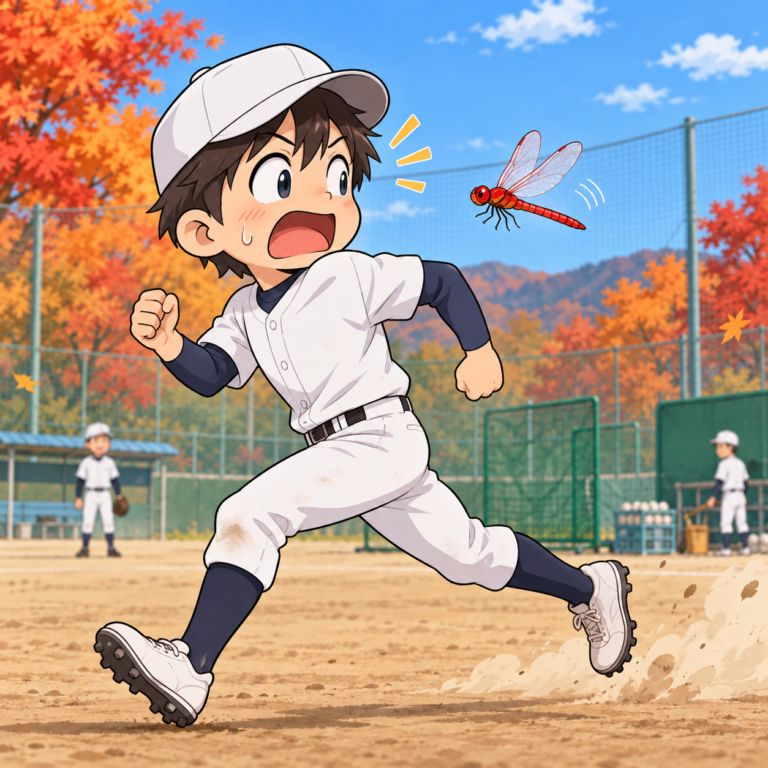 赤とんぼが止まる選手は危ない