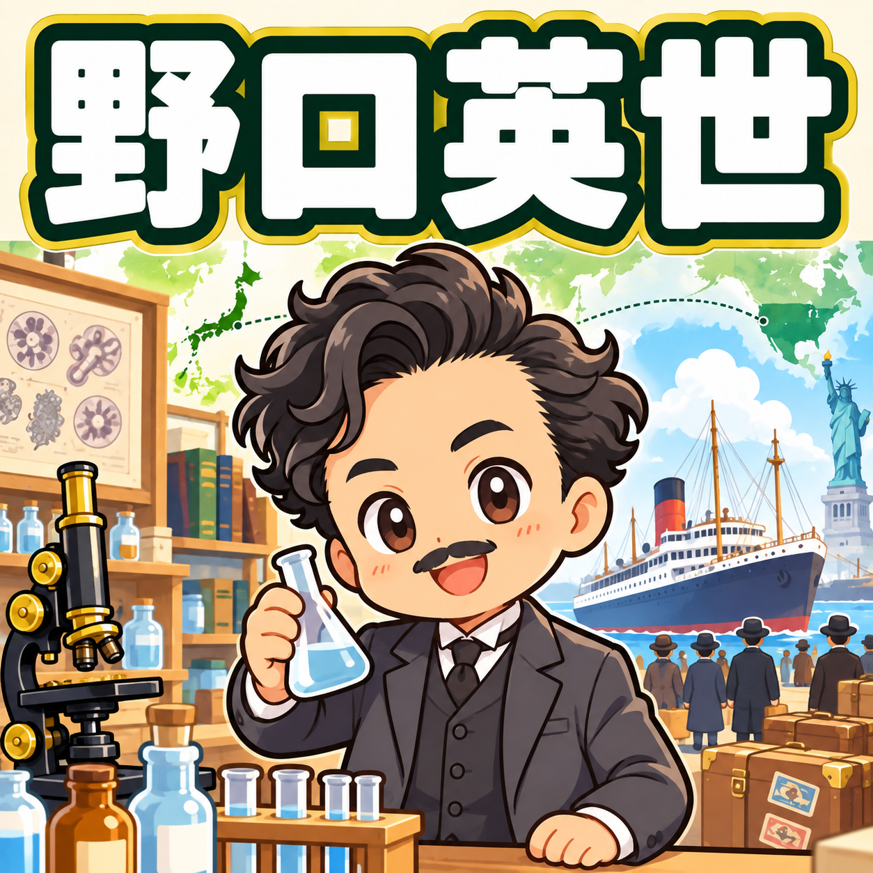 野口英世の雑学のアイキャッチ画像